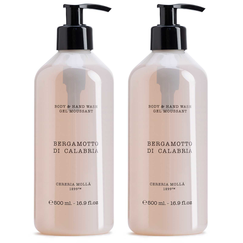 CERERIA MOLLÁ Bergamotto Di Calabria Flüssigseife + Duschgel (2in1) 2x 500ml