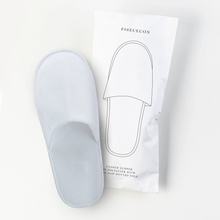 Laden Sie das Bild in den Galerie-Viewer, Hotel &amp; Spa Slipper geschlossen, weiß, unisex, 29cm, SPA