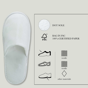 Hotel & Spa Slipper geschlossen, weiß, unisex, 29cm, SPA