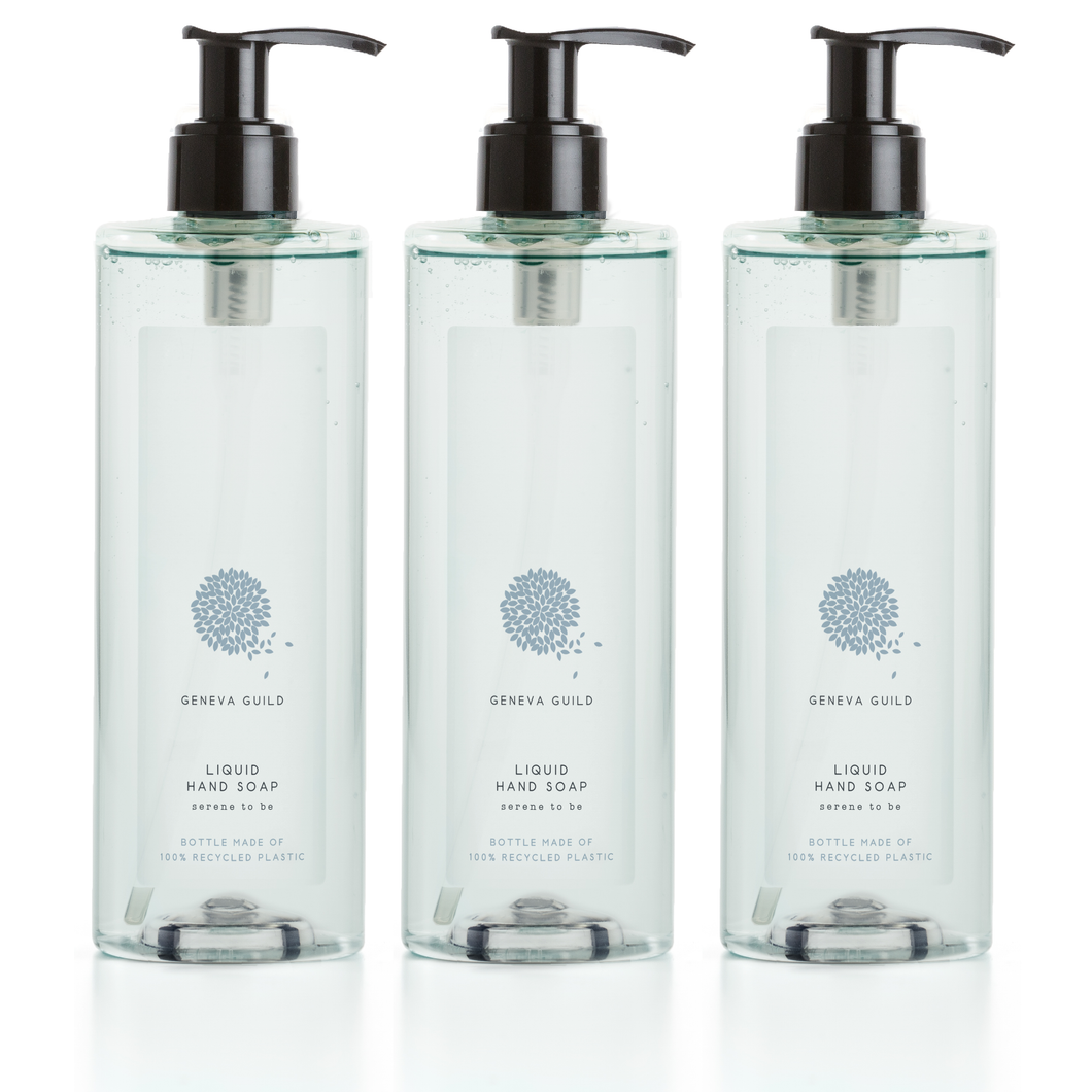 Geneva Guild Flüssigseife / Liquid Hand Soap mit Aloe Vera 3x380ml