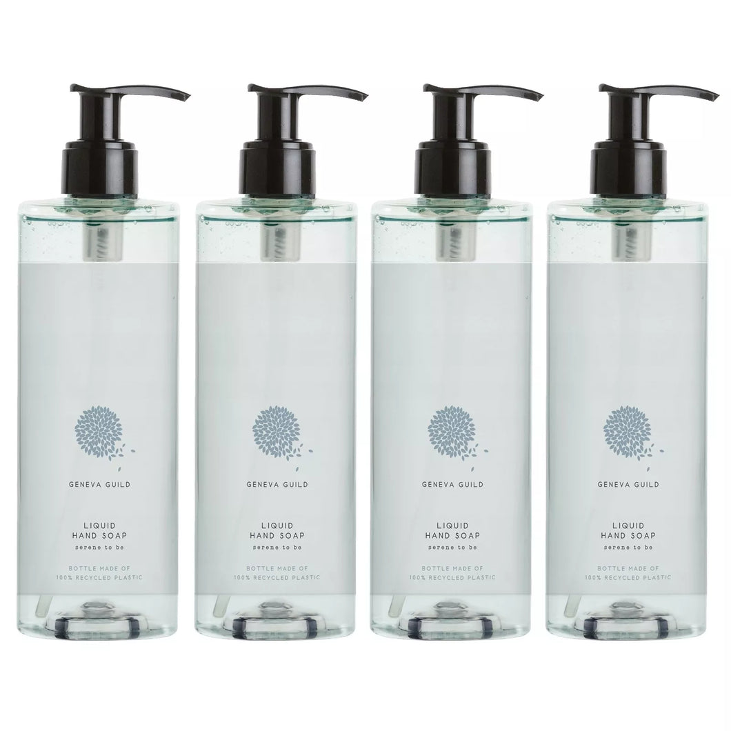 Geneva Guild Flüssigseife / Liquid Hand Soap mit Aloe Vera 4x380ml