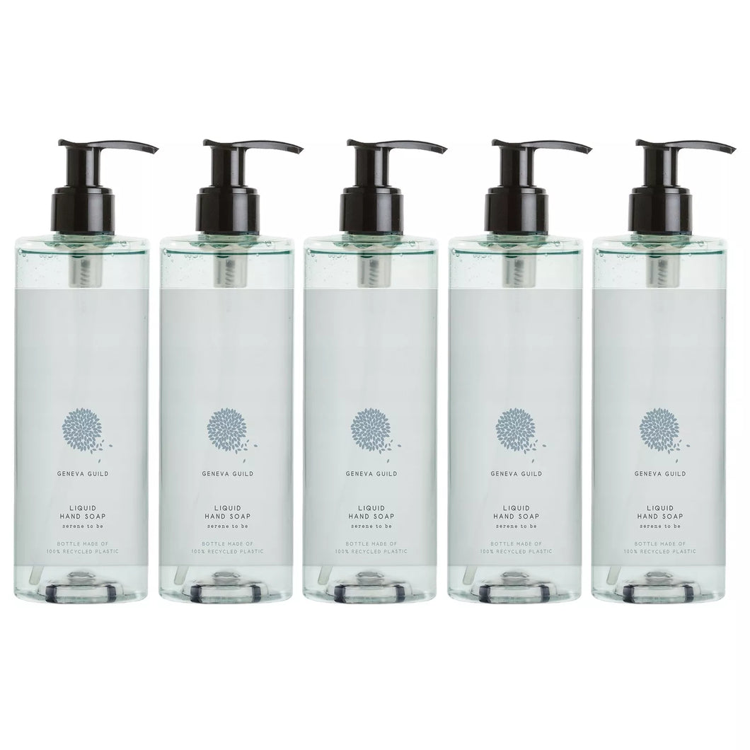 Geneva Guild Flüssigseife / Liquid Hand Soap mit Aloe Vera 5x380ml