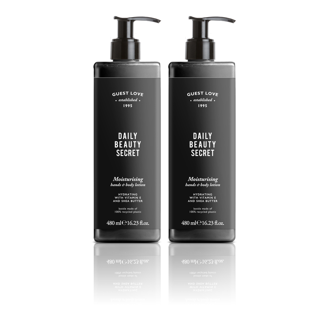 Guest Love Körpercreme mit Vitamin E & Sheabutter 2x 480ml