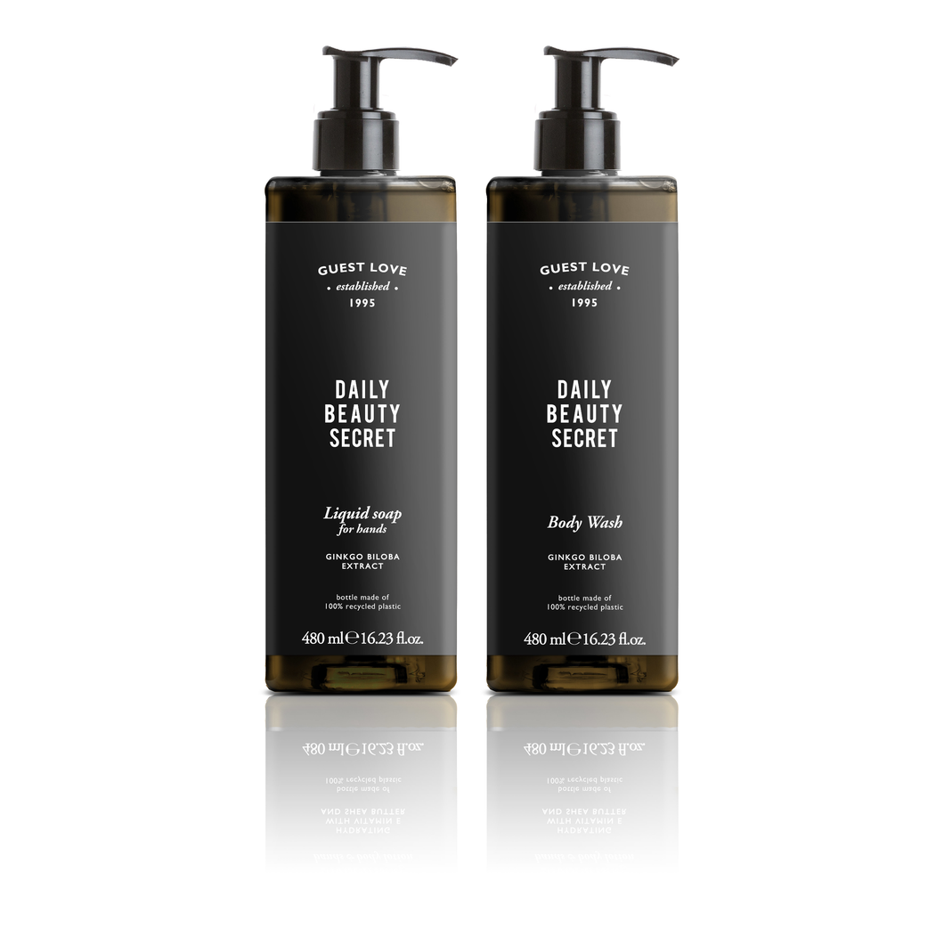 Guest Love Set Flüssigseife + Duschgel  2x 480ml