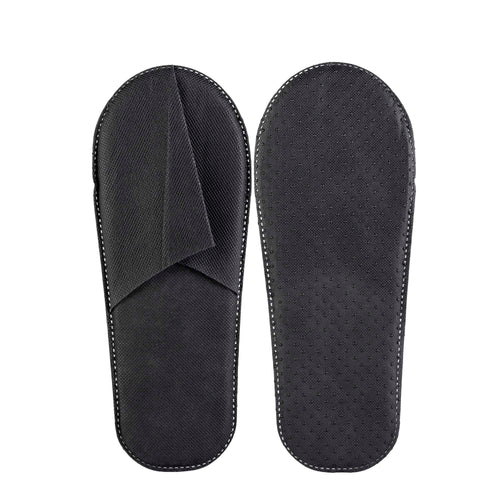 Hotelslipper geschlossen, anthrazit, Unisex, 29cm, 5mm Sohle, SPA