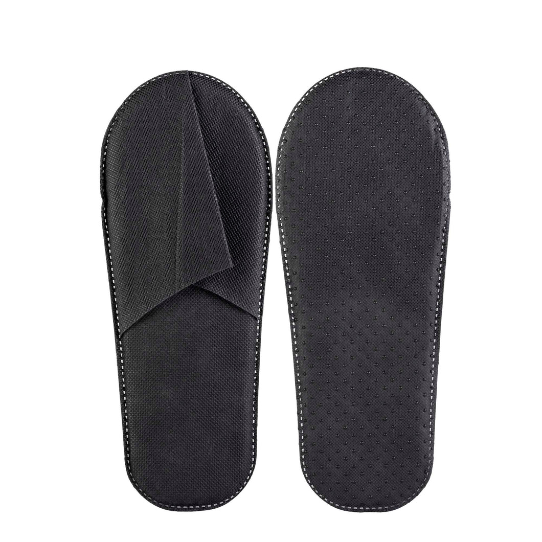 Hotelslipper geschlossen, anthrazit, Unisex, 29cm, 5mm Sohle, SPA