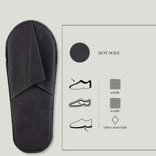 Laden Sie das Bild in den Galerie-Viewer, Hotelslipper geschlossen, anthrazit, Unisex, 29cm, 5mm Sohle, SPA