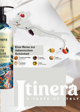 Laden Sie das Bild in den Galerie-Viewer, Itinera Duschgel / Bodywash mit roten Trauben aus der Toskana  1x370ml