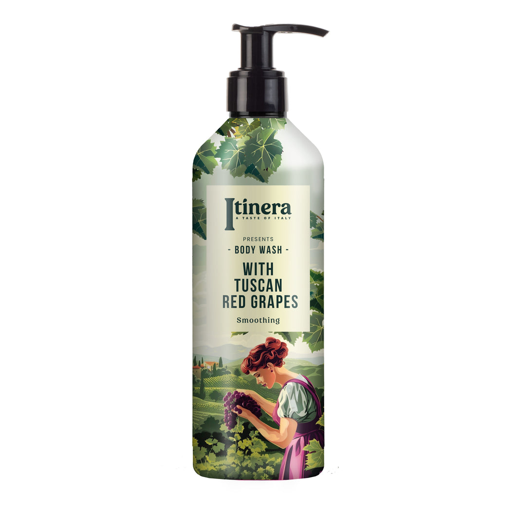 Itinera Duschgel / Bodywash mit roten Trauben aus der Toskana  1x370ml
