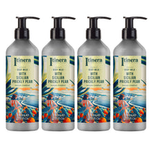 Laden Sie das Bild in den Galerie-Viewer, Itinera Bodymilk / Körperlotion mit sizilianischer Kaktusfeige  4x370ml