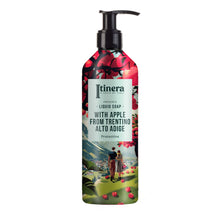 Laden Sie das Bild in den Galerie-Viewer, Itinera Flüssigseife mit Apfel aus Trentino / Südtirol 18x370ml