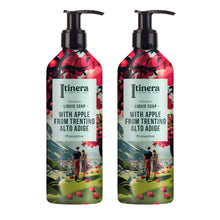 Laden Sie das Bild in den Galerie-Viewer, Itinera Flüssigseife mit Apfel aus Trentino / Südtirol 2x370ml