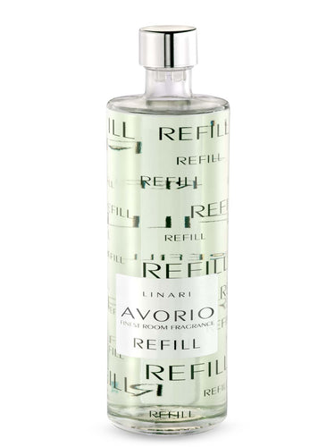 LINARI AVORIO Diffusor Raumduft Refill 500ml mit Kapillarstäbchen Set