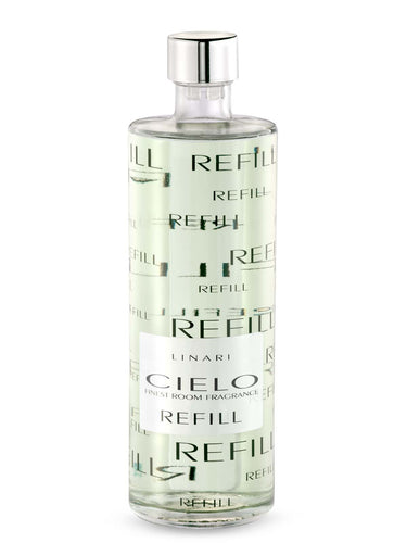 LINARI CIELO Diffusor Raumduft Refill 500ml mit Kapillarstäbchen Set