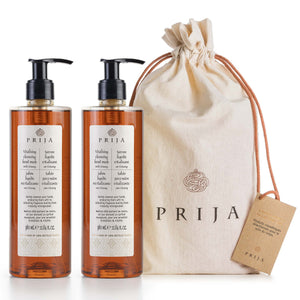 Prija Geschenkset im Beutel 2x Flüssigseife mit Ginseng 2x380ml