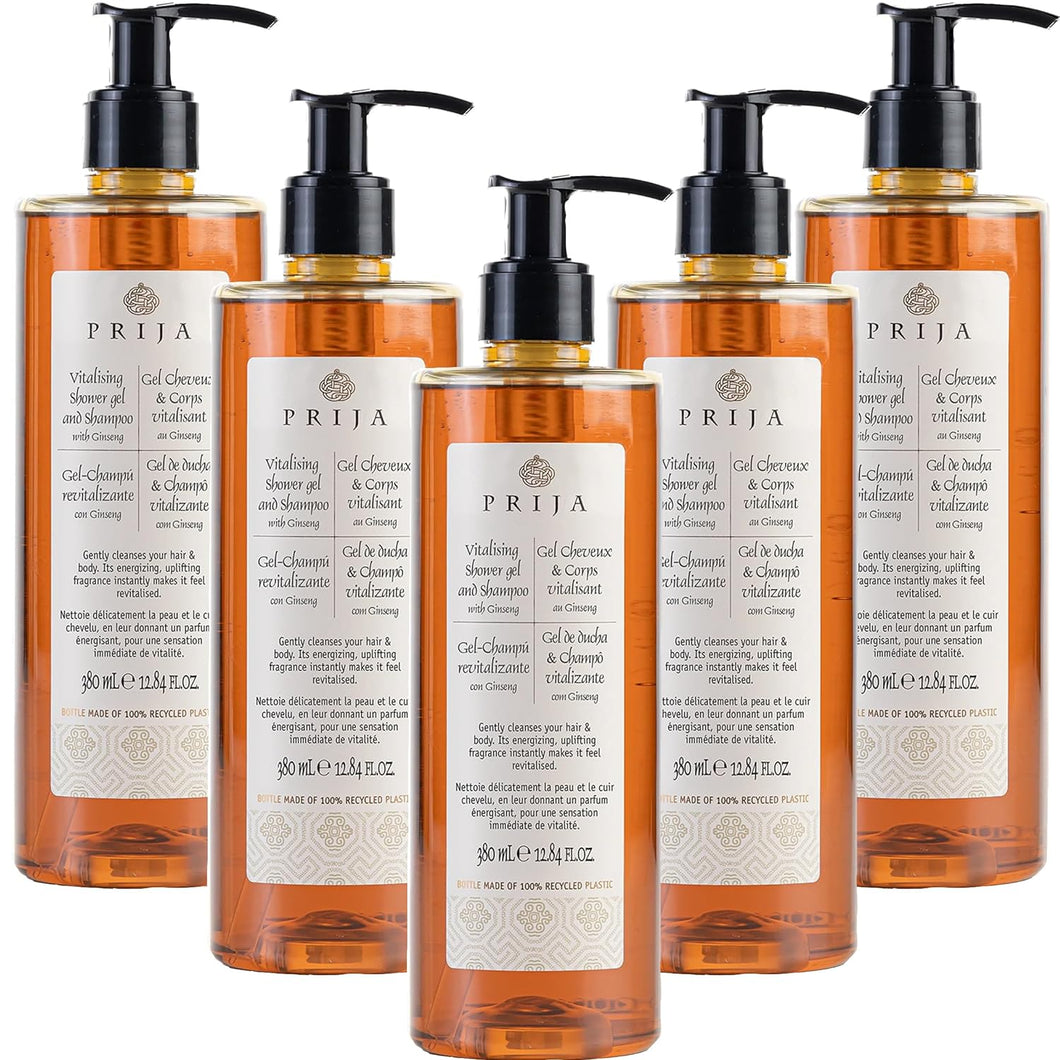 Prija Haut- & Haarshampoo mit Ginseng 5x 380ml